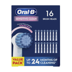 Oral-B Sensitive Clean Brush Head Refills 16 Pack $59.95 (Free Shipping) @ ShaverShop