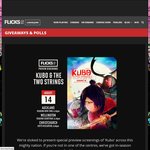 Win a Double Pass to "Kubo" Preview [Aug 14: Auckland, Chc, Wellington] @ Flicks