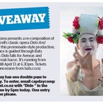 Win a Double Pass to Dido and Aeneas from The Dominion Post (Wellington)