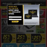 $10 off $48, $20 off $99, $40 off $300, $60 off $500, $80 off $1000 @ Dick Smith