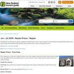Win a Family Pass (2 Adults and 4 Children) to Napier Prison from NZ Tourism Guide