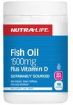 Nutra-Life Omega 3 Fish Oil 1500mg Plus Vitamin D $12.99 (Save $26) @ Life Pharmacy