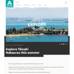 Free Tāmaki Makaurau Exploration Voucher ($50 ~ $100) @ Auckland Unlimited (Auckland residents only)