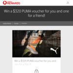Win 2x $320 PUMA Vouchers (One for You, One for Friend) @ Vodafone Rewards (Vodafone Customers Only)