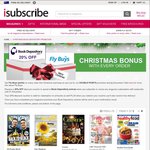 Purchase a iSUBSCRiBE Magazine ($1), Receive a 20% off BookDepository Code