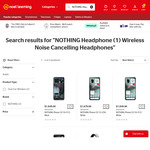 [Pre-Order] Headphone (1) Wireless ANC Headphones Black/White $373.89 (CSCBG Main) + Shipping ($0 C&C/ in-Store) @ Noel Leeming