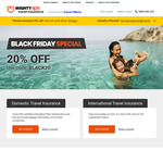 20% off Travel Insurance Plans (25% for Primate Members) @ Mighty Ape Insurance