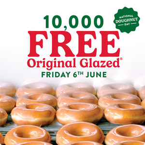 [Auckland] Free Original Glazed Doughtnut (100,000 Available, 1 Per Person, Exclusions Apply) @ Krispy Kreme