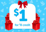 Pay $1 for $8 GrabOne Credit to Spend by December 31st @ GrabOne