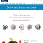 Buy 8L of Dulux Paint, Get 1kg of Jelly Beans + a Dulux Puppy Soft Toy