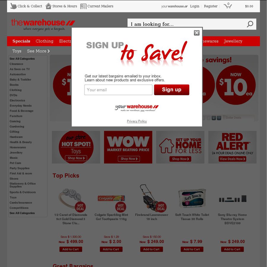 This Months Free Shipping Code The Warehouse ChoiceCheapies