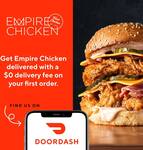 [Chch] Empire Chicken: Free Delivery and 20% off Order ($25 Minimum Spend, $10 Max Discount) @ DoorDash