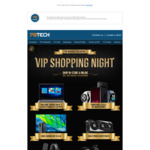 PB Tech VIP Shopping Night (Thurs 15th 6pm - 9pm) - Instore and Online @ PB Tech