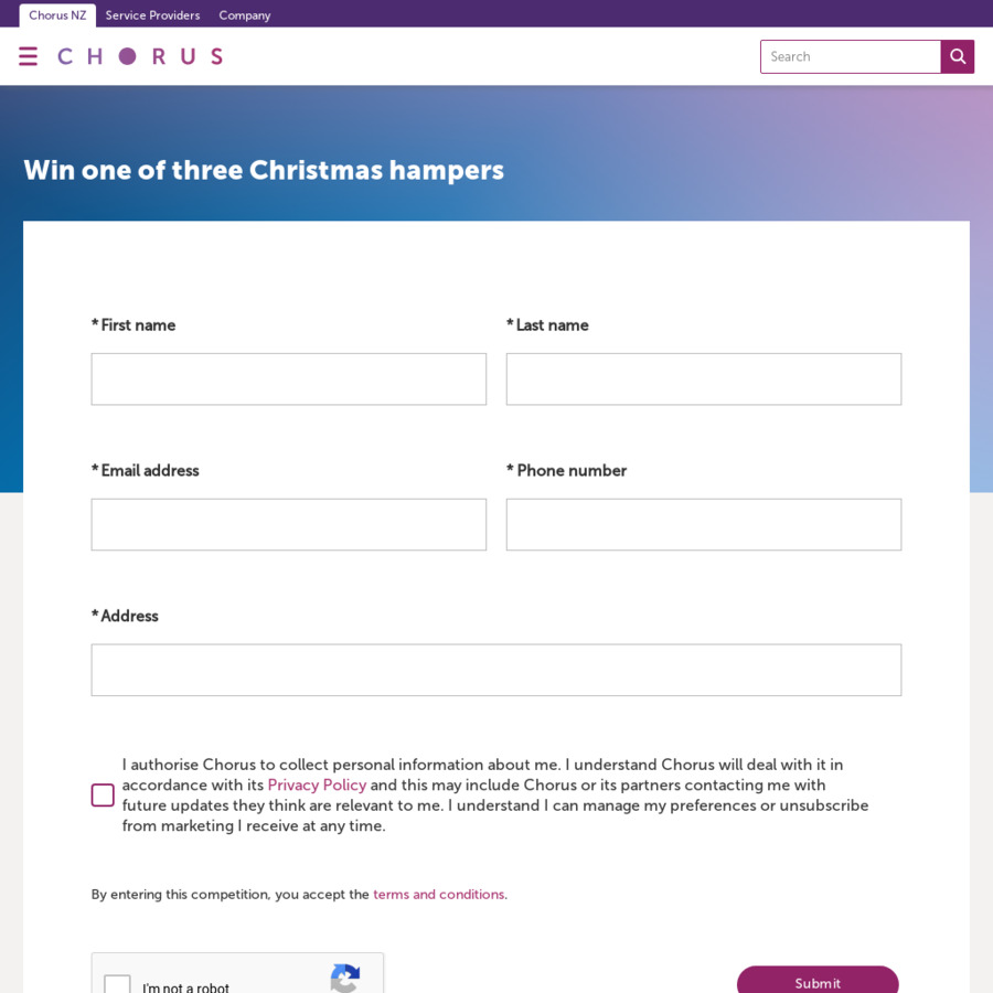 Win 1 Of 3 Christmas Hampers Chorus ChoiceCheapies Competitions win-1-of-3-christmas-hampers-chorus-choicecheapies-competitions