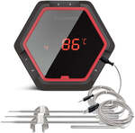 INKBIRD Bluetooth Meat Thermometer IBT-6XS 4-Probe Red Model $55.99 Delivered (Was $91.99) @ INKBIRD