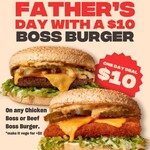 $10 Boss Burger (Petite or Grand Beef / Chicken) @ Burger Wisconsin (Instore & Online)