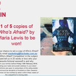 Win 1 of 5 Copies of Who's Afraid? by Maria Lewis from Hachette