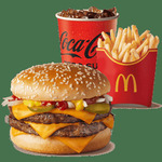 McDonald's: Free Large Double Quarter Pounder Combo with Any Order over $30 ($8.80 + Delivery after Adding to Cart) @ DoorDash