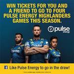 Tickets for You and a Friend to Attend 4 Highlanders Games of Your Choice This Super Rugby Seas