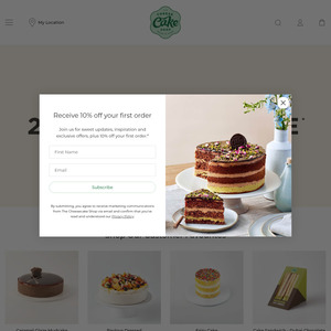 20% off Sitewide Online (Excludes Custom Cakes) @ The Cheesecake Shop