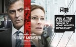 Win Return Flights for 2 to Sydney, 2 Nights Hotel, 2 Tix to Money Monster Premiere, $500, from The Hits