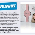 Win a $75 Urban Sanctuary Gift Voucher + Makeup Gift Package (Worth $285) from The Dominion Post