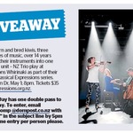 Win a Double Pass to NZ Trioplay from The Dominion Post (Wellington)