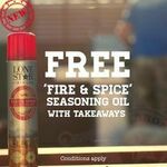 Free Fire and Spice Oil Spray with Takeaway Orders @ Lone Star