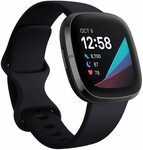 Fitbit Sense Advanced Health Watch - Carbon/Graphite A$299 (~NZ$312) + Delivery @ Amazon AU