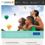 [Hamilton] Win 1 of 2 $50 Gift Cards @ Te Awa / The Base (Colouring Competition, Kids 0-12 Years)