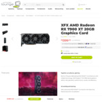 XFX AMD Radeon RX 7900 XT 20GB Graphics Card $1399 + Shipping / $0 CC @ Computer Lounge