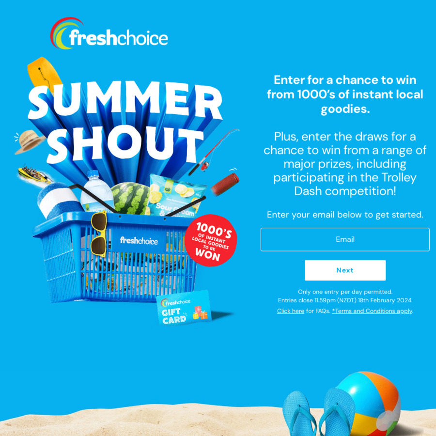 Win 1 of 1000's of Instant Prizes Plus The Chance to Participate in a