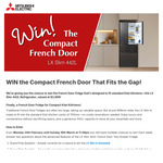 Win a LX Slim 442L Refrigerator (Worth $3,999) from Mitsubishi