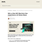 Win a Warriors Fan Home Made VIP Experience from Dosh