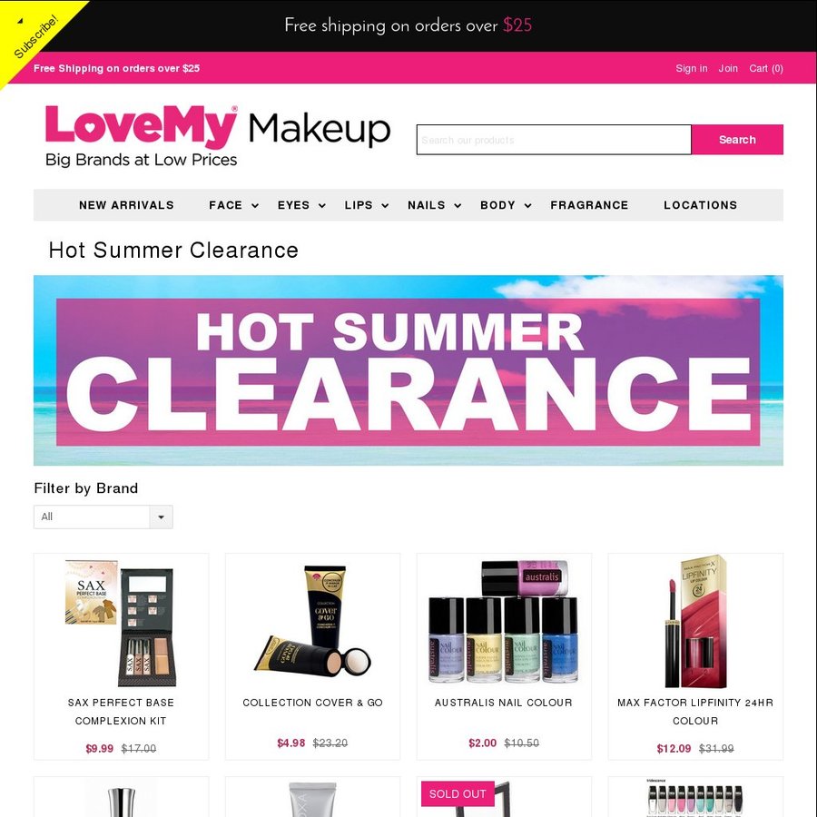 Makeup Clearance Sale at Lovemy Makeup (2 Nail Polish) ChoiceCheapies