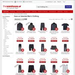 40% off All Men's Clothing @ The Warehouse [Today Only]