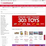 The Warehouse 30% off Toys Online Only
