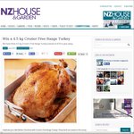 Win 1 of 3 Crozier 4.5 Kg Free Range Turkey (Worth $75) from NZ House & Garden