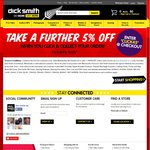 DickSmith Take a Further 5% off with Click & Collect