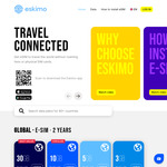 Free 1GB of Global Data (eSIM, Data Valid for 2 Years) @ Eskimo.travel (New Signups)