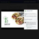 $5 Burrito's All Day 16/3 @ Zambrero Oteha Valley AKL