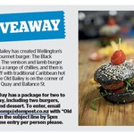 Win 2 Burgers, Drinks and Dessert @ The Old Bailey from The Dominion Post (Wellington)