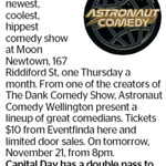 Win a Double Pass to ASTRONAUT COMEDY from The Dominion Post (Wellington)