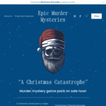 Murder Mystery Party Pack 30% off (A$24.50) + Shipping @ Epic Murder Mysteries