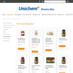 Immune Booster GO Zinc 60 Caps $9.99, Multi Vitamins $19.99 + Delivery / Click & Collect @ Unichem, Browns Bay