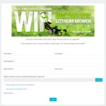 Win a Lawnmaster 18" Lithium Mower Worth $699 @ SENZ