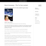 Win a copy of The Tui Has Landed (Jodie Shelley book) @ Eastern Bay