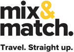 Flights: $100 off UK, Europe, S. America, Africa; $75 off N. America; $50 off Asia; $30 off AUS; $20 off Domestic @ Mix & Match