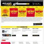 Dick Smith Sunday Sale: $20 off $99, $50 off $300, $80 off $500, $100 off $1000