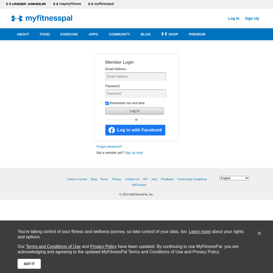 Under armour hotsell myfitnesspal coupon